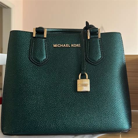 emerald green michael kors purse|Michael Kors green crossbody purse.